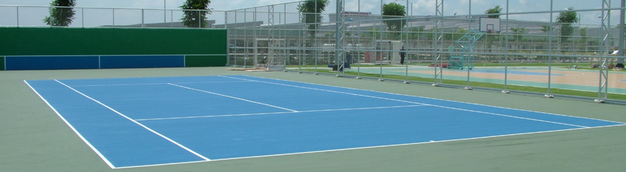 Toyota Motors Plant, Bangkok, Thailand - Decoflex™ Softcourt Tennis Surfacing